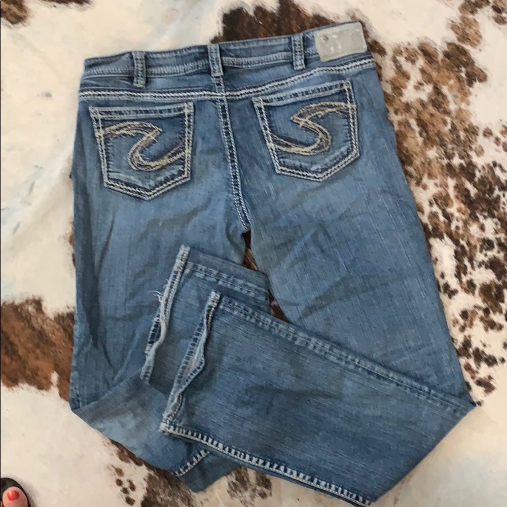 Silver Aiko Bootcut jeans